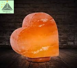 Đèn Đá Muối Hình Trái Tim - Đá muối Himalaya từ Pakistan