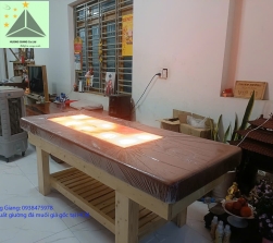 Giường Đá Muối Massage 12 Viên - Trực Tiếp Sản Xuất Cung Cấp Gía Tại Xưởng