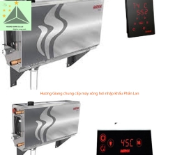 Máy Xông Hơi Ướt Harvia, Nhập Khẩu Phần Lan Chính Hãng 100%