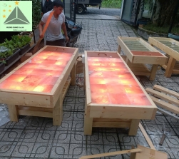 Giường đá muối trực tiếp sản xuất, cung cấp giá gốc tại xưởng
